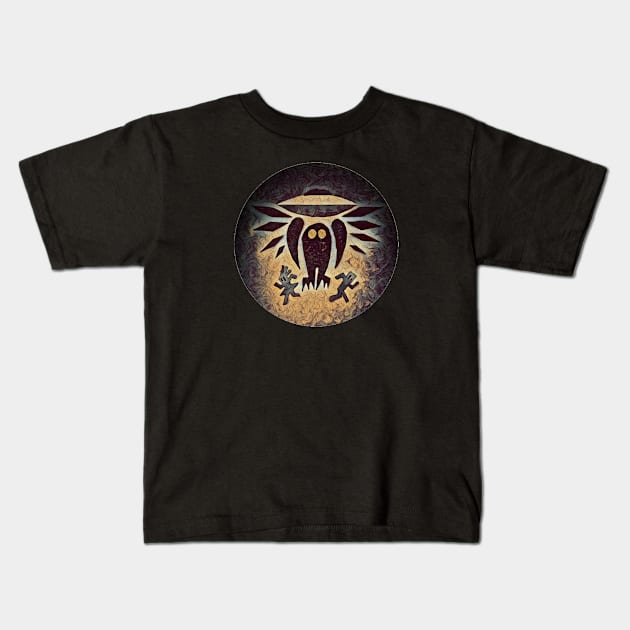 Gray Barker's Book of Monsters: Mothman Kids T-Shirt by TonyBreeden